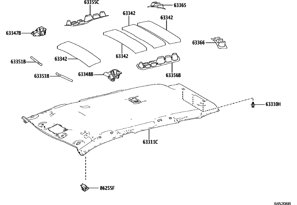 Toyota 86255-0C010-A0 CASE, MICROPHONE