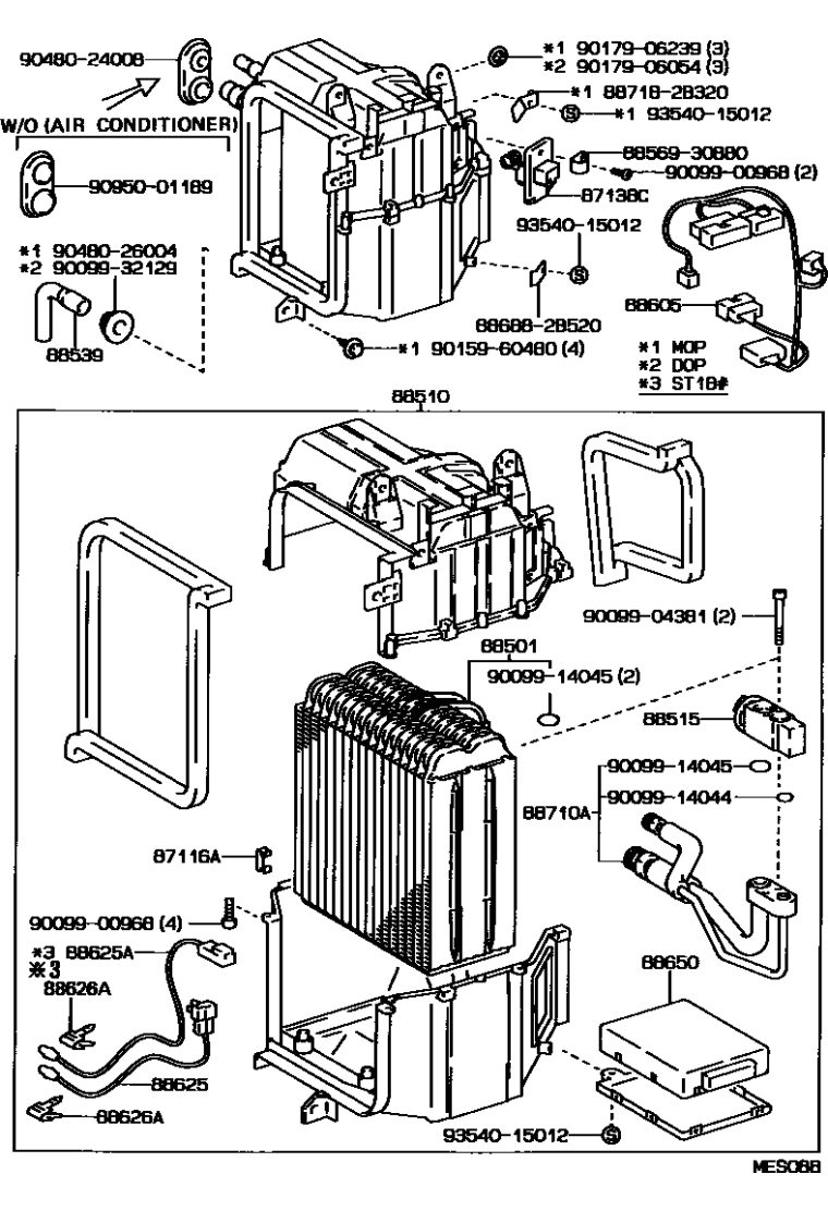 Toyota 88569-30880 Clamp, Piping