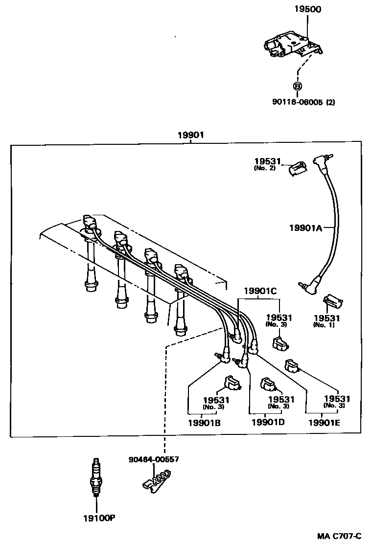 Toyota 90116-06005 Bolt