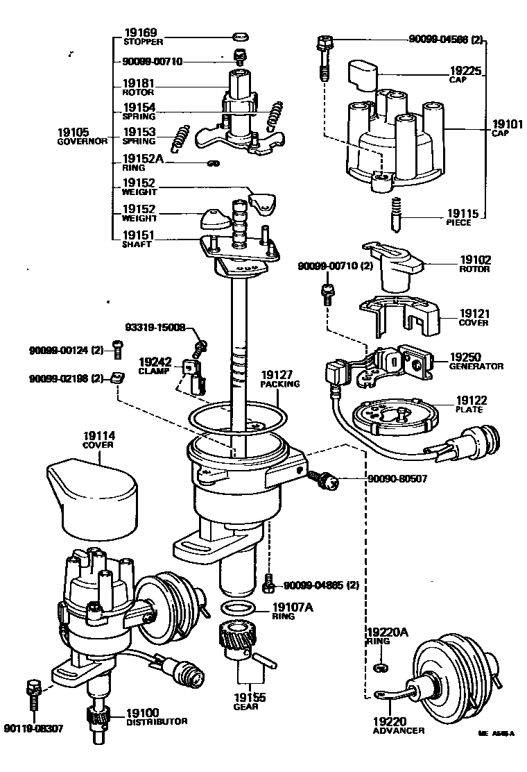 Toyota 90090-80507 Screw