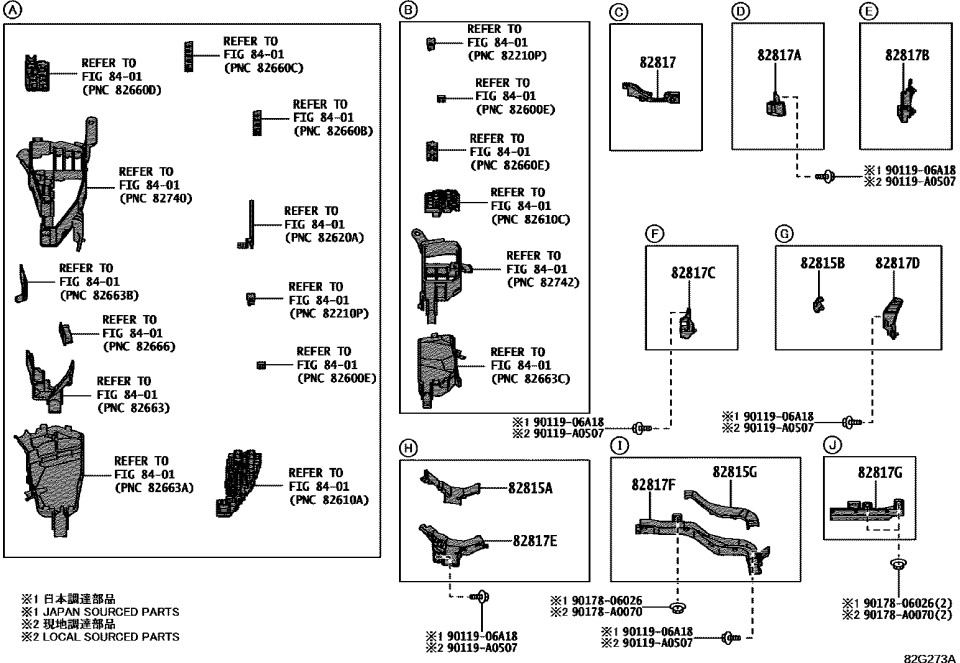 Toyota 90119-A0507 Under Cover Bolt