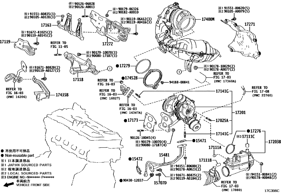 Toyota 90126-08048 Stud, HEXALOBULAR
