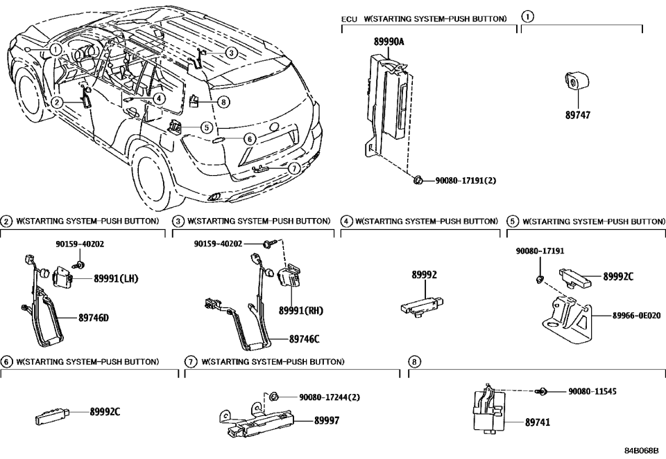 Toyota 89966-0E020 Bracket, OSCILLATOR