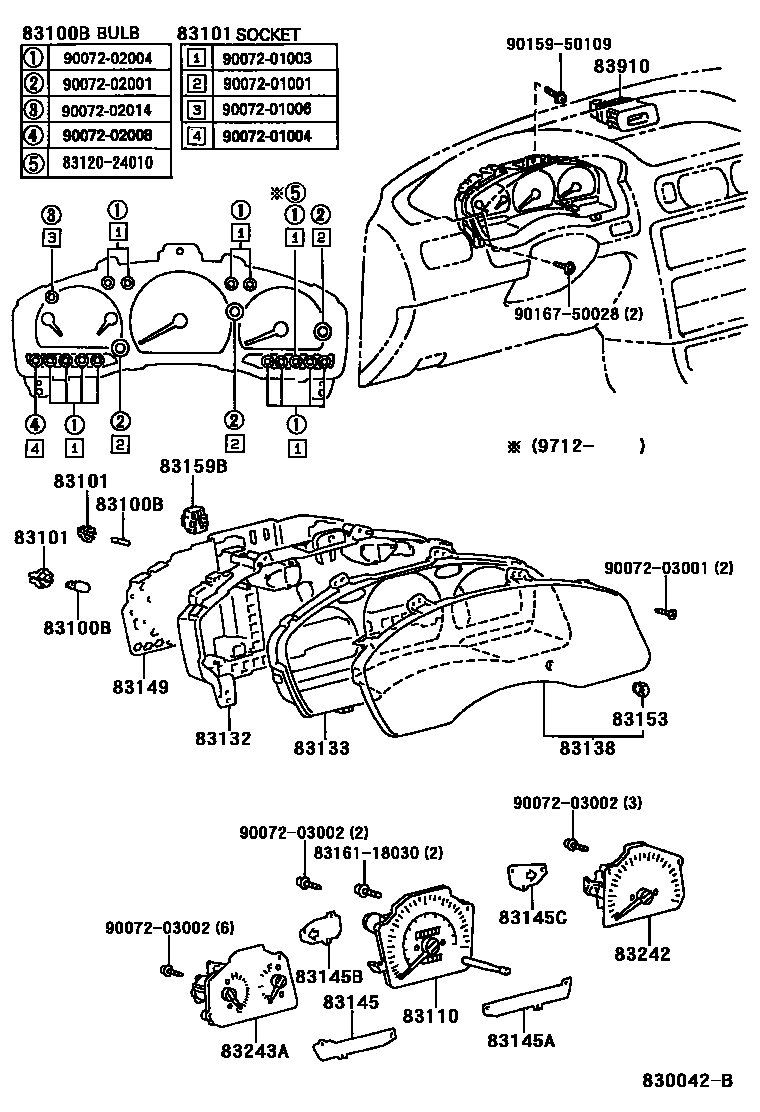 Toyota 90072-03001 Screw