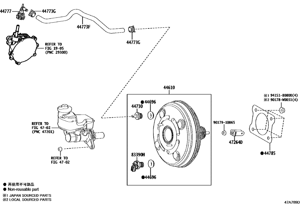 Toyota 44610-33B20 Brake Booster