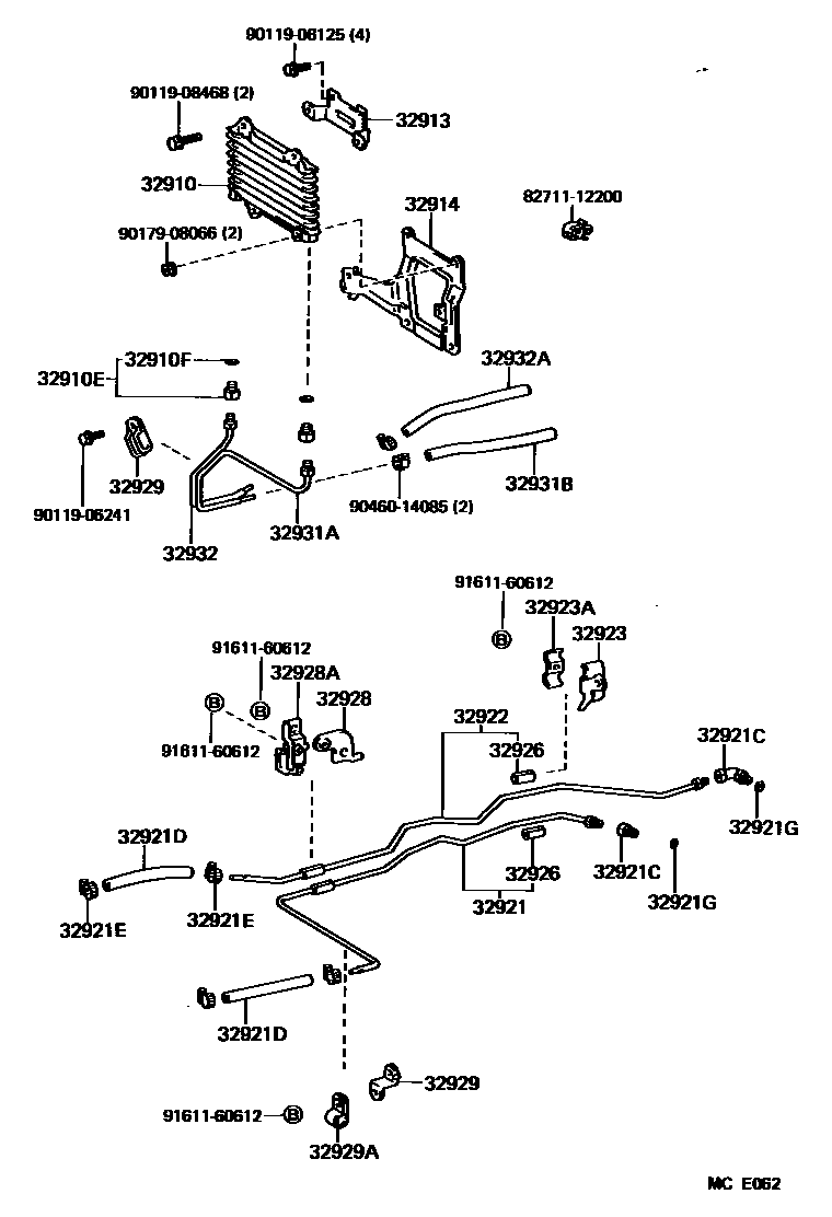 Toyota 90119-06241 Bolt, w/Washer