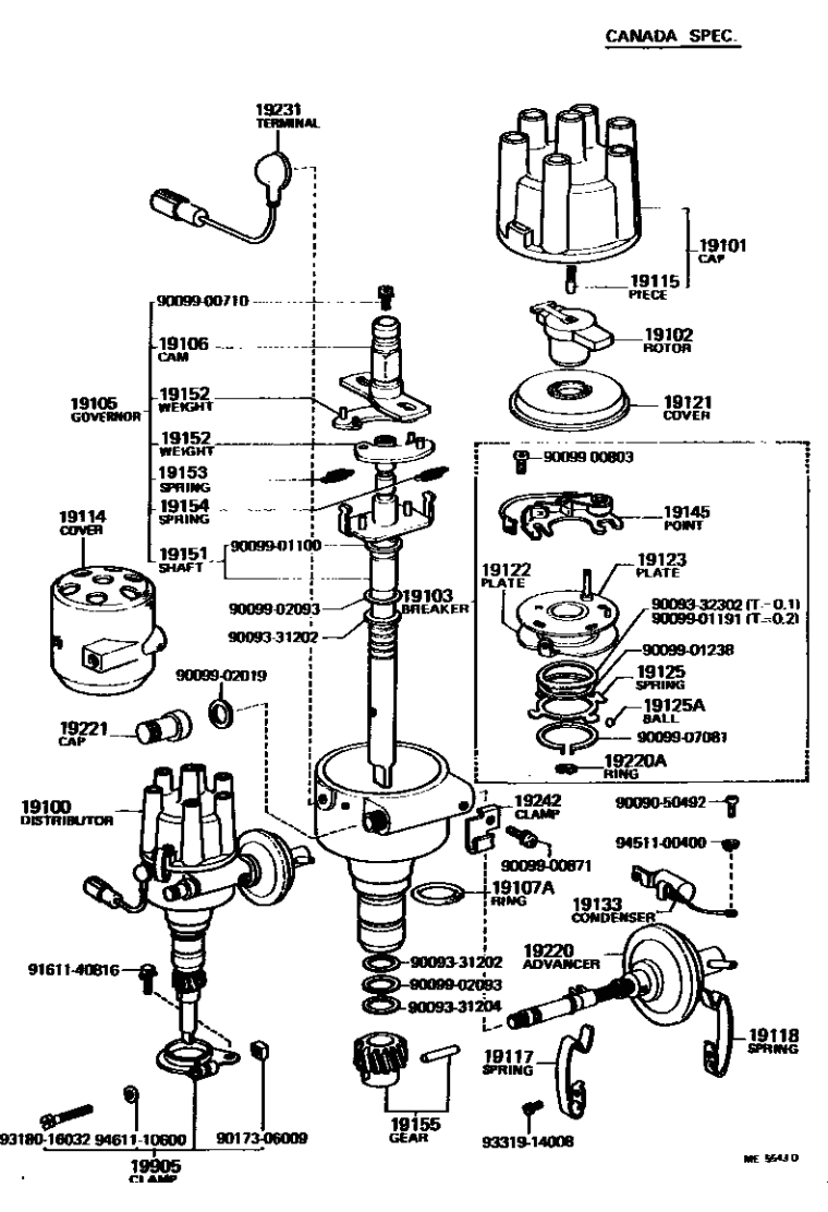 Toyota 90099-00871 Screw, w/Washer