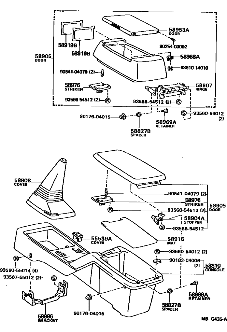 Toyota 90254-03002 Pin, Slotted Spring