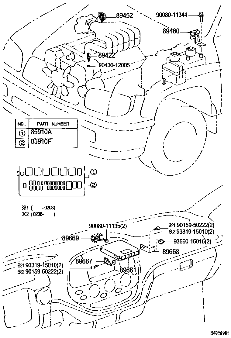 Toyota 90080-11135 Bolt, w/Washer