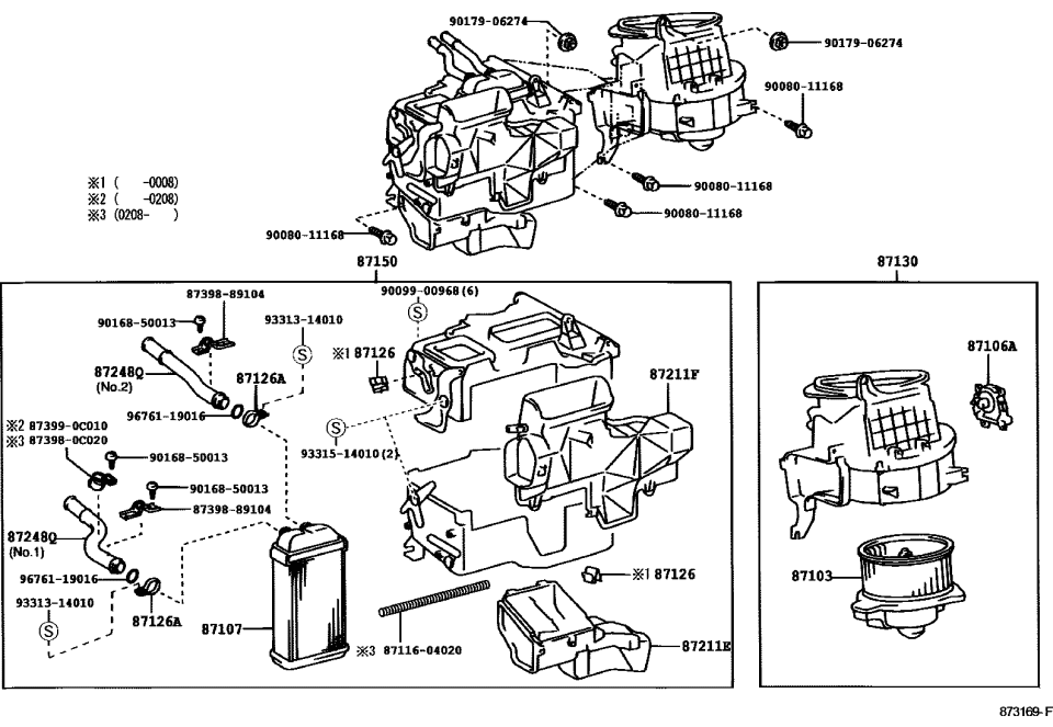 Toyota 87398-0C020 Clamp, Wire