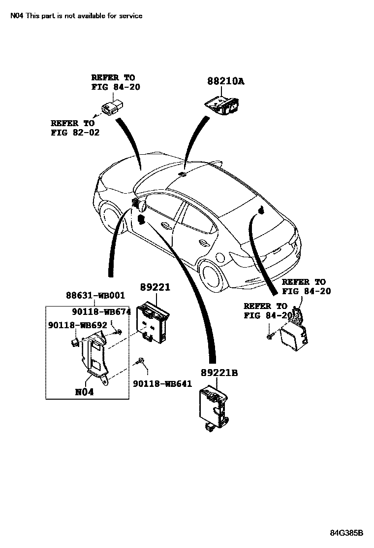 Toyota 89221-WB007 Module
