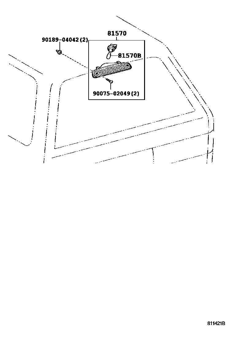 Toyota 90075-02049 Screw