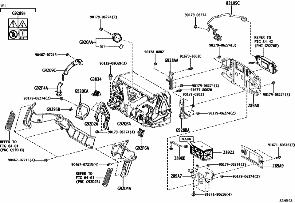 Toyota 289A8-77010 BRACKET, SUB-BATTERY