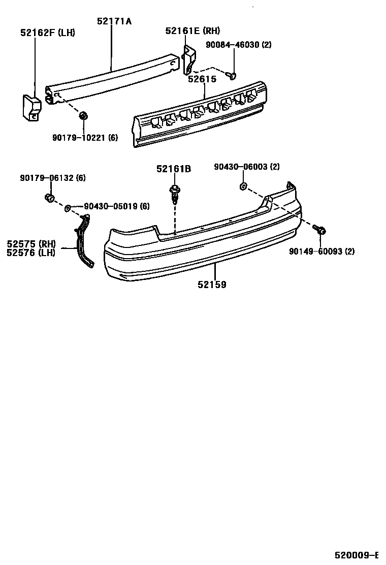 Toyota 90084-46030 Clip