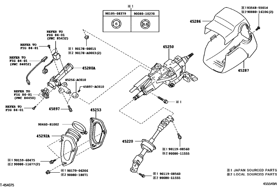 Toyota 45256-AC010 Reinforcement, Steering