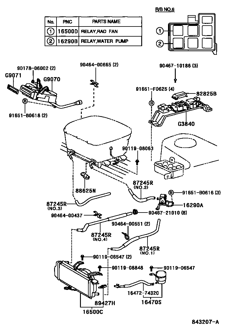 Toyota 90119-08848 Bolt, w/Washer