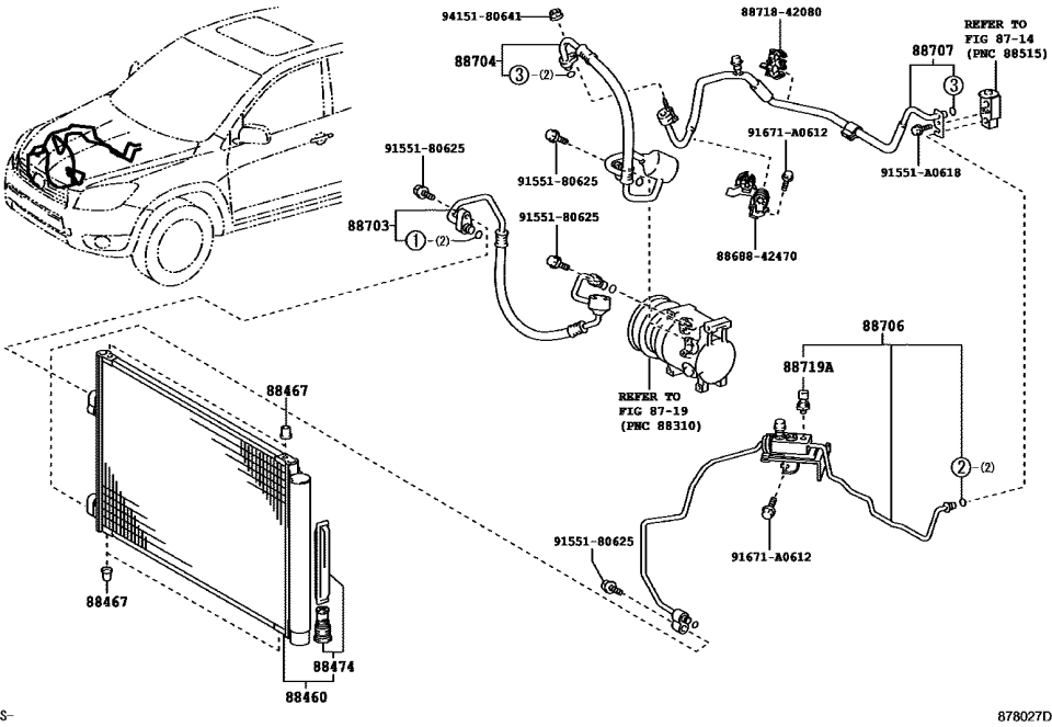 Toyota 88688-42470 Bracket, Cooler