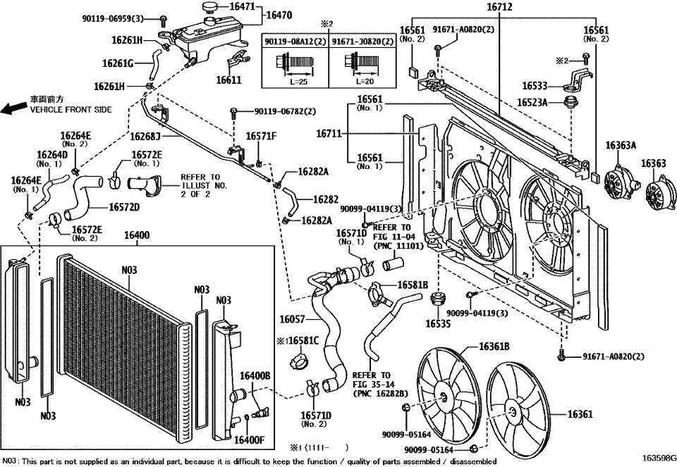 Toyota 90119-08A12 Bolt, w/Washer