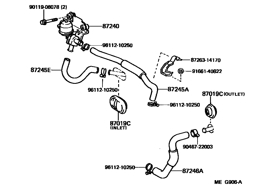 Toyota 90119-06078 Bolt