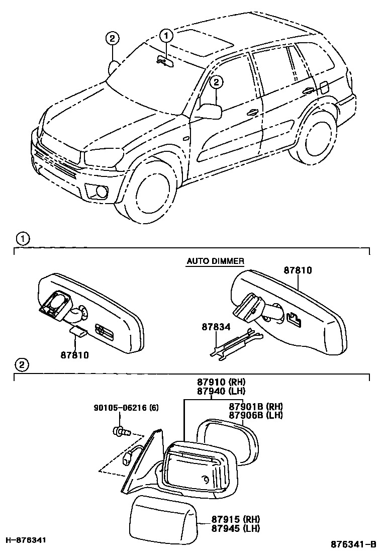 Toyota 90105-06216 Bolt, Washer Based H