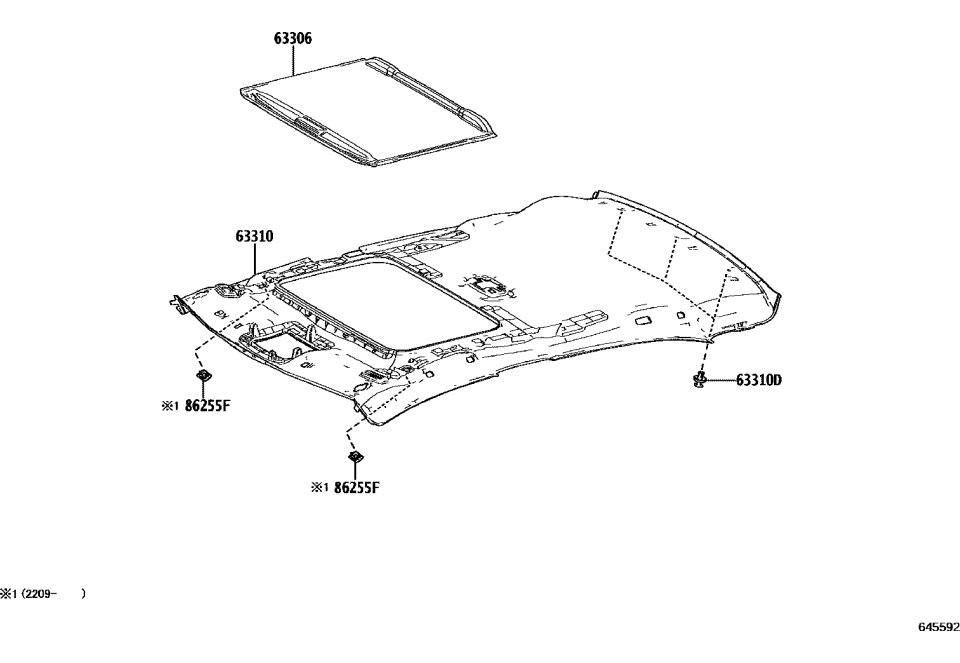 Toyota 86255-42010-A0 CASE, MICROPHONE