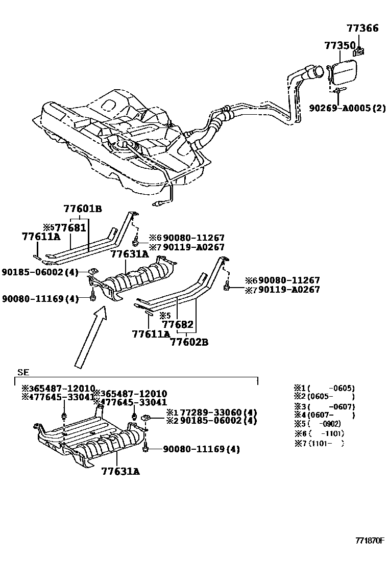Toyota 65487-12010 Clip, Corner Protect