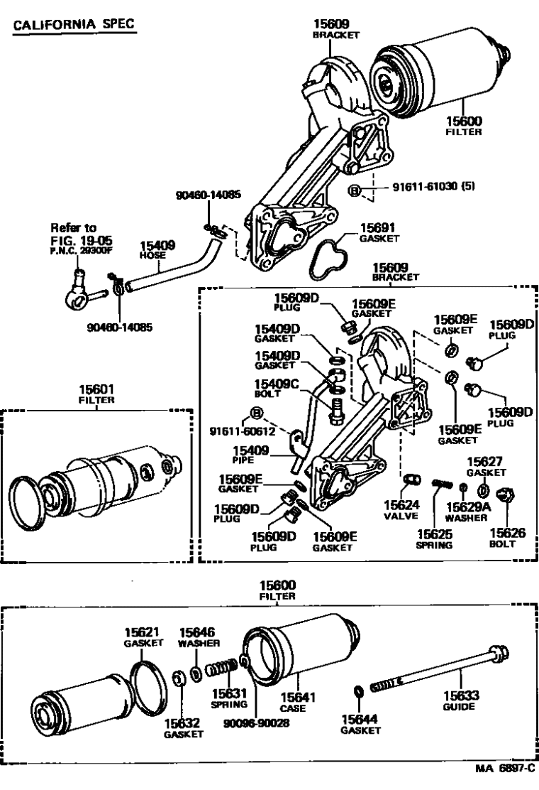 Toyota 90096-90028 Ring, Shaft Snap