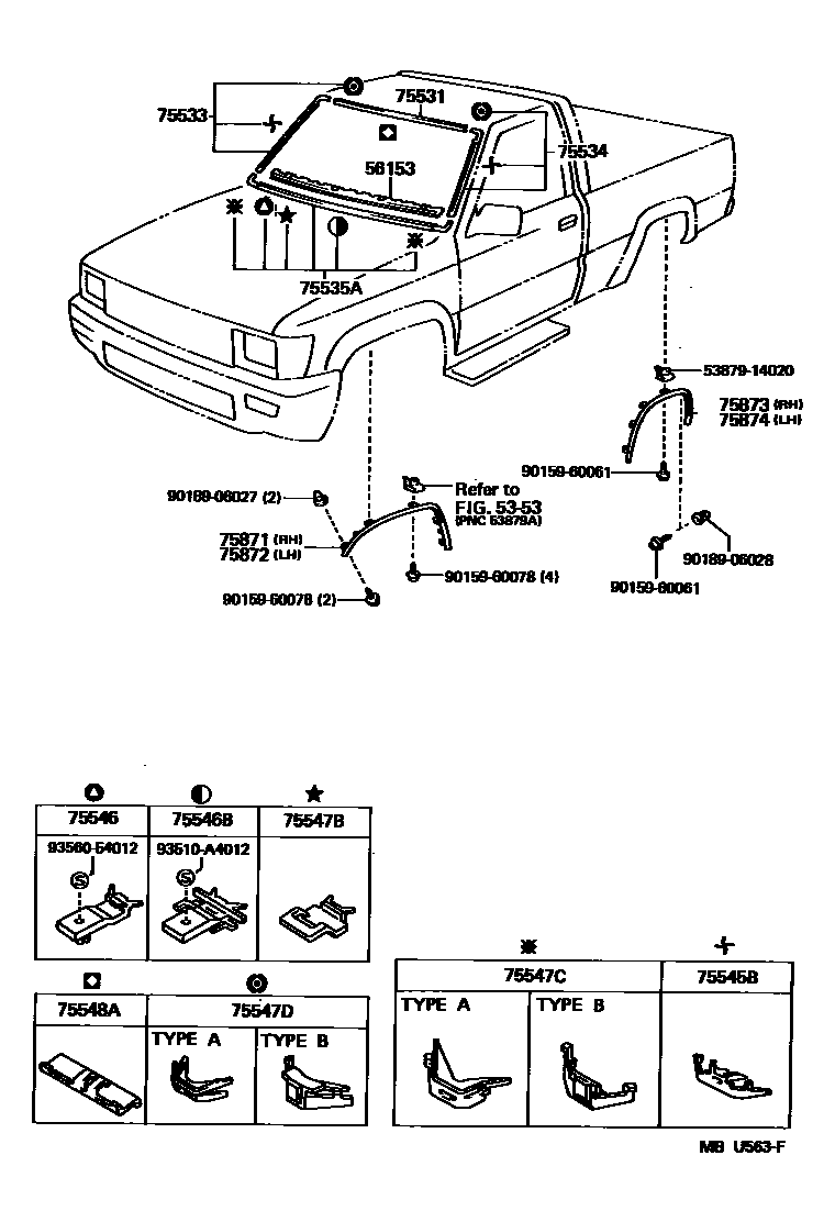 Toyota 90159-60061 Screw, w/Washer