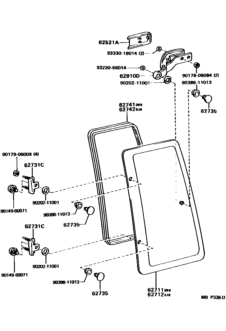 Toyota 90149-60071 Screw