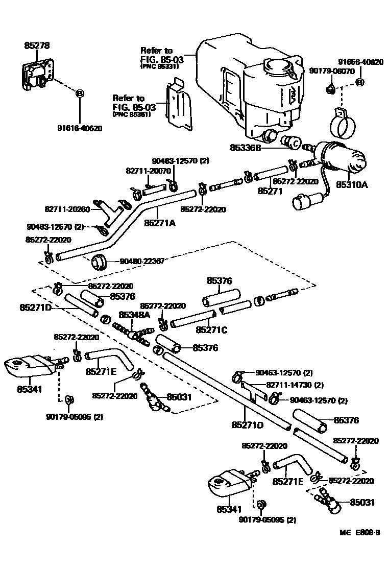 Toyota 82711-20070 Clamp, Wiring HARNES