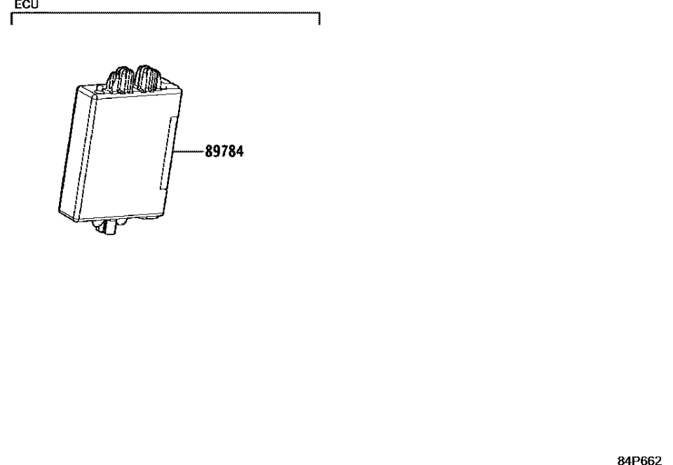 Toyota 89784-48050 COMPUTER, IMMOBILISE