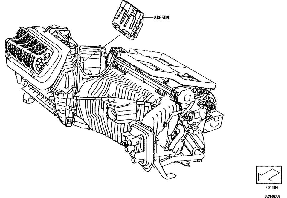 Toyota 88650-WAA03 Control Module