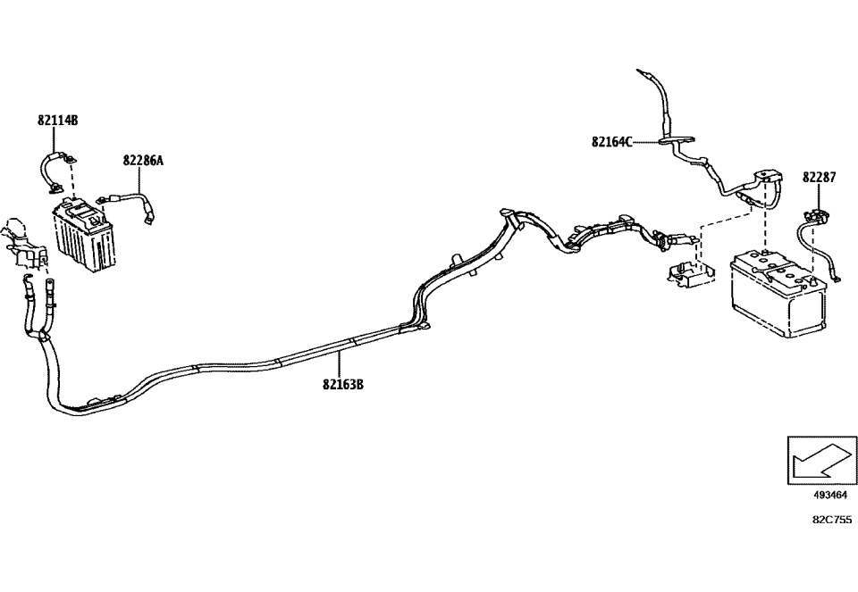 Toyota 82284-WAA05 WIRE, EARTH