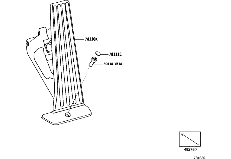 Toyota 90118-WA181 Isa Screw