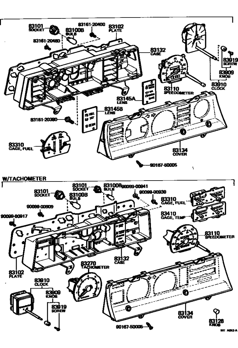 Toyota 83161-20460 Screw