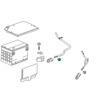 Genuine Ford Battery Terminals diagram