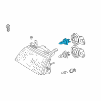 Genuine Toyota Run Lamp Bulb diagram