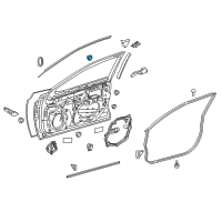 Genuine Toyota Door Shell Plug diagram