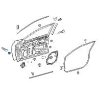 Genuine Toyota Side Panel Plug diagram