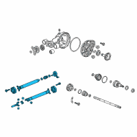 OEM 2017 Cadillac CT6 Drive Shaft Diagram - 84336365