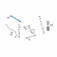 Genuine Toyota Lateral Rod diagram