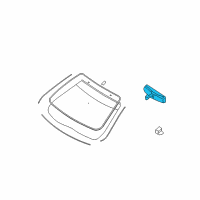Genuine Ford Mirror Inside diagram