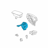 Genuine Toyota Clock Spring diagram