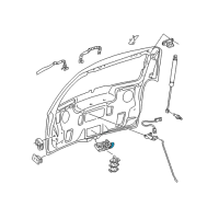Genuine Buick Lift Gate Lock Assembly diagram