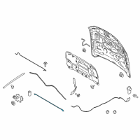 Genuine Ford Seal To Hood diagram