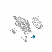 Genuine Toyota Cooling Fan Module diagram