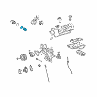 Genuine Toyota Filter Change Maintenance Kit diagram