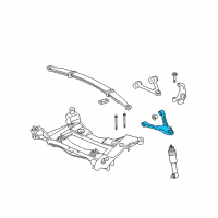 Genuine Chevrolet Corvette Front Lower Control Arm Assembly diagram