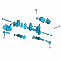 OEM Chevrolet Traverse Steering Gear Diagram - 84878449