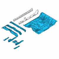 Genuine Ford Floor Pan diagram